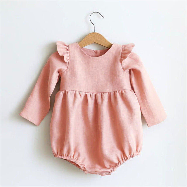 Adorable Baby Girl Romper For All-Day Comfort