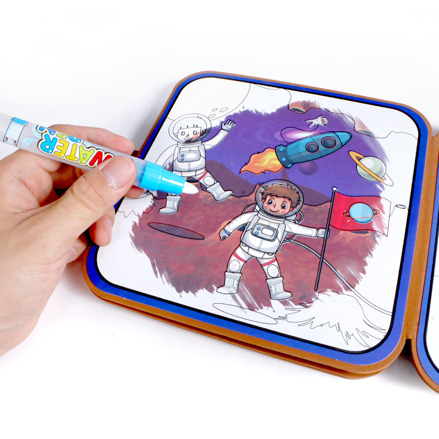 Fun Magic Water Reusable Drawing Book for Children