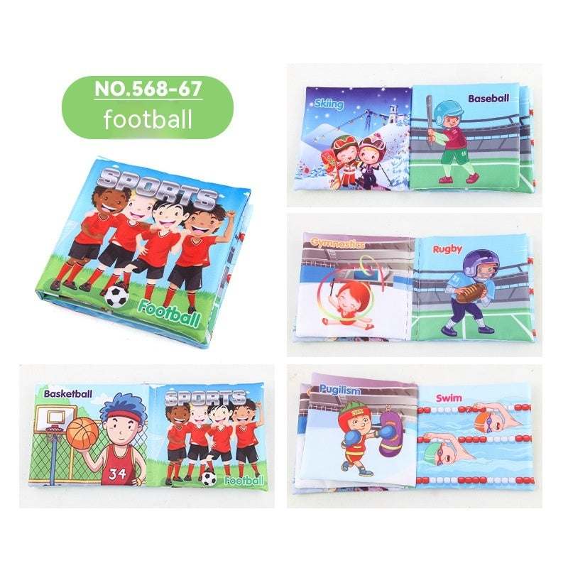 Sensory Stimulating Cloth Book For Infant Development