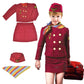 Girls Holiday Costume Captain Dress For Memorable Performances