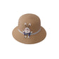Kids Cute Rabbit Straw Hat And Bag Set
