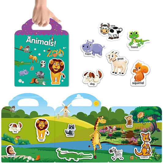 Imagine, Peel, Play: A Colorful Sticker Journey for Children
