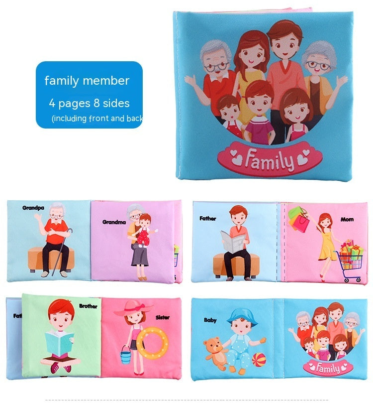 Sensory Stimulating Cloth Book For Infant Development