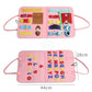 Busy Book for Toddlers to Learn Zippers, Buttons, Dressing