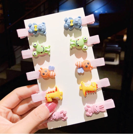 Colorful Cartoon Hairpin Kids Love To Wear
