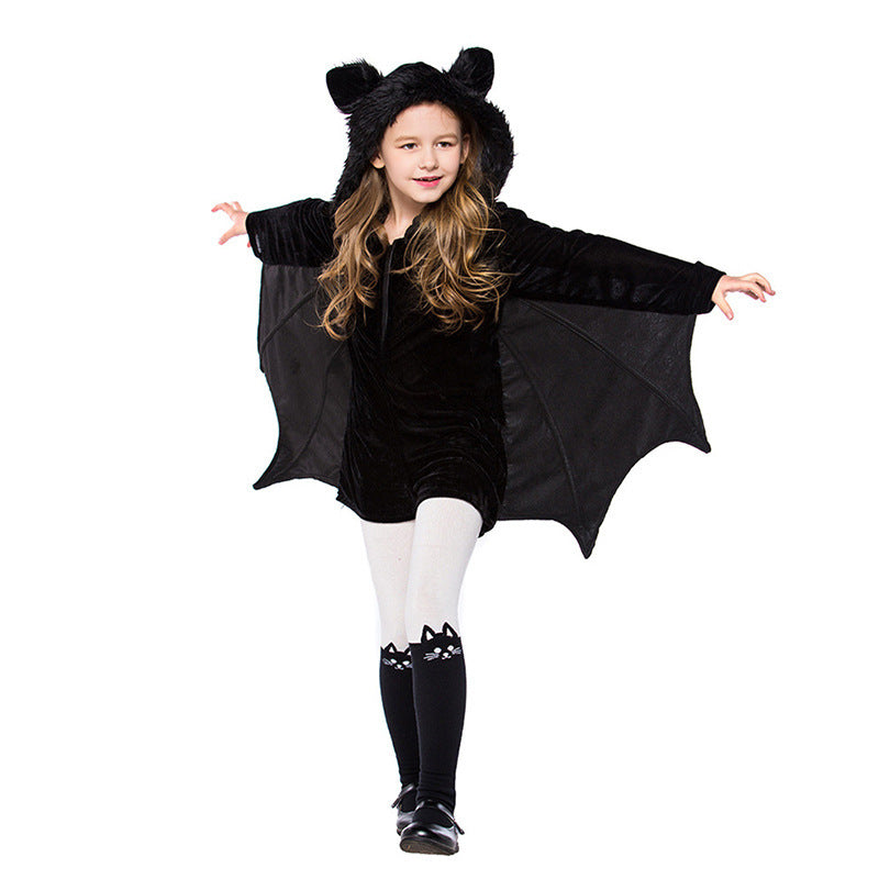 Lightweight And Cool Bat Cosplay Outfit For Children