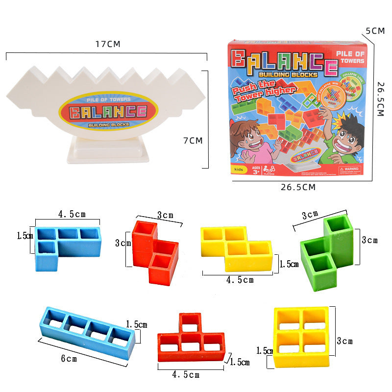 Interactive Balance Stacking Blocks Game