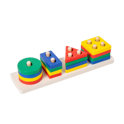 Color Recognition Puzzle Blocks Toy For Preschool Learning