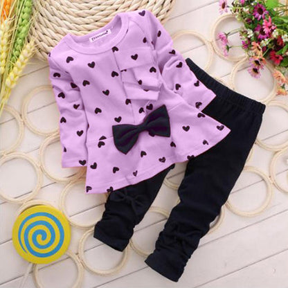 Comfortable Love Bow Set For Everyday Wear
