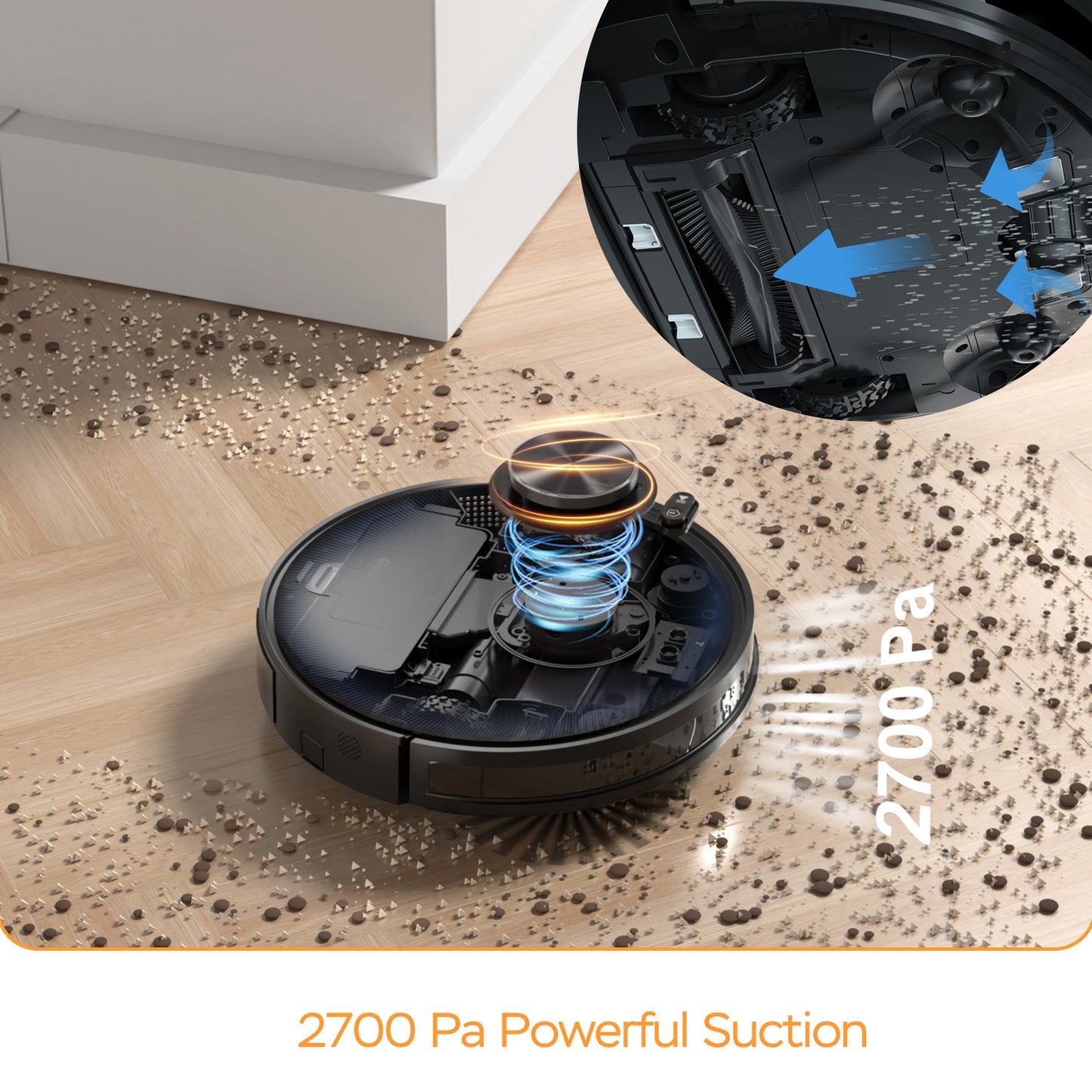 Smart Geek L7 Robot Vacuum: Powerful Suction, Wi-Fi, and Room Control