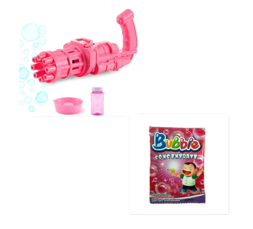 Kids Bath Toy Machine Gun And Bubble Fun