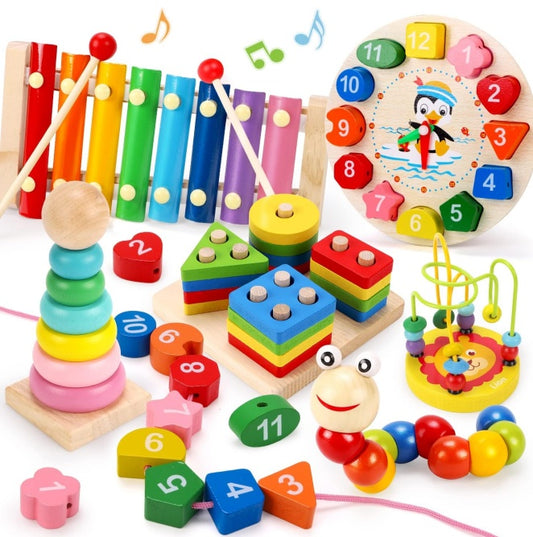 Montessori-Inspired Wooden Toys For Early Childhood Development