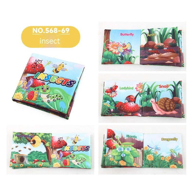 Sensory Stimulating Cloth Book For Infant Development