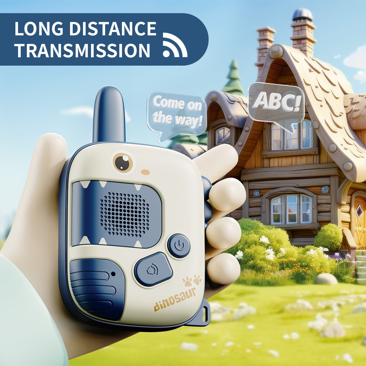 Interactive Dinosaur Walkie Talkie for Kids and Parents