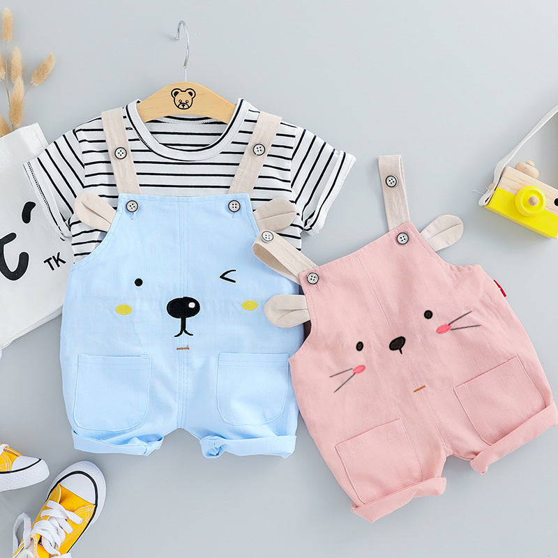 Soft Fabric Baby Overalls Keep Babies Cool And Comfortable
