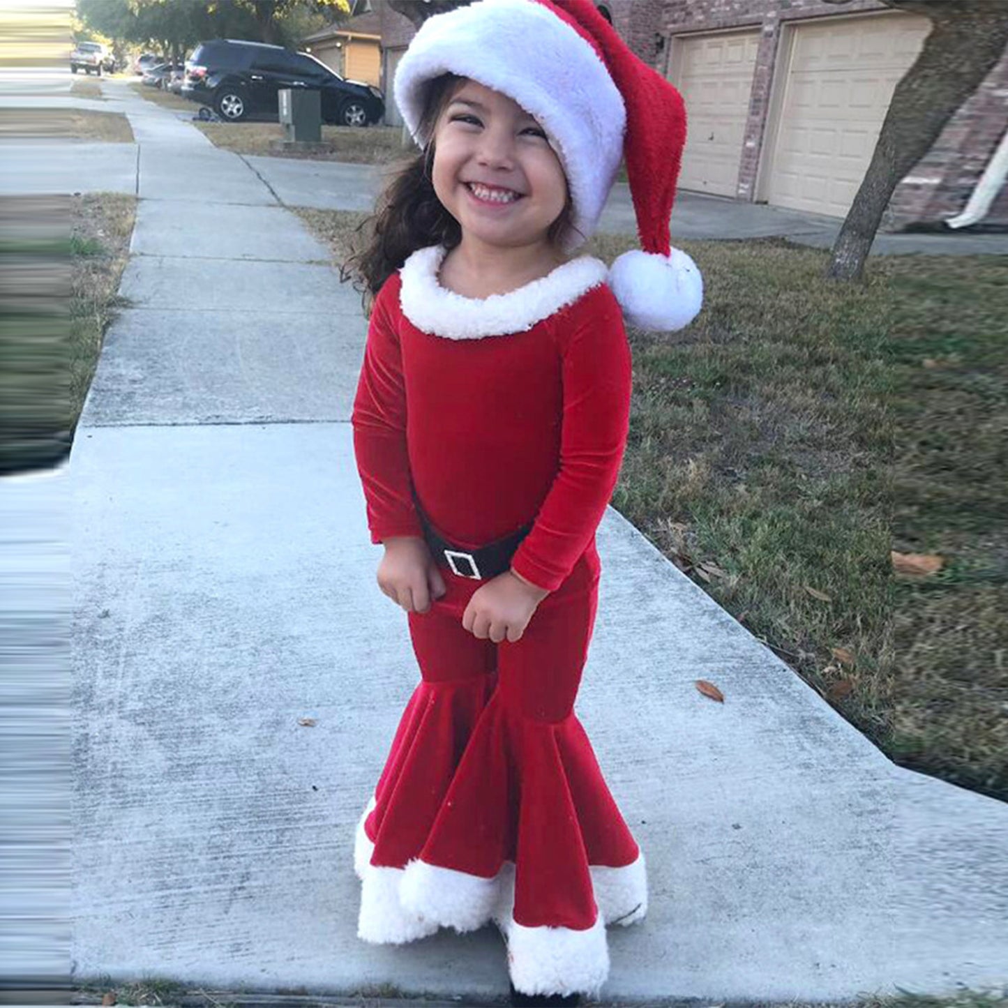 Warm And Festive Christmas Outfit For Children