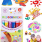 Fun Popcorn Bubble Pen for Playful Kids’ Drawings