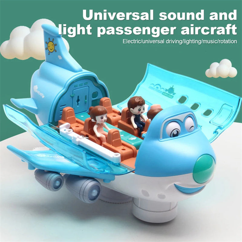Spinning And Sound-Enhanced Electric Plane Toy