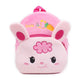 Plush Cartoon Book Bag For Baby Boys And Girls