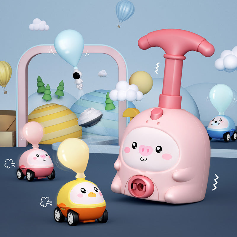 Eco-Friendly Balloon Powered Car Toy For Kids