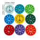 YARAN EMPORIUM math fidget spinner for kids featuring colorful multiplication wheels from 2x to 10x